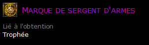 Marque de sergent d'armes