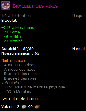 Bracelet des rixes