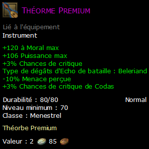 Théorme Premium