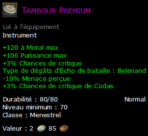 Tambour Premium