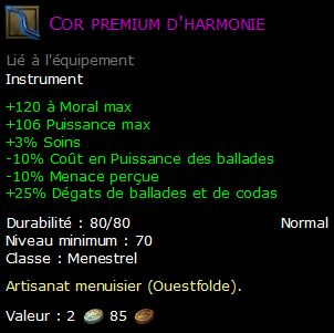 Cor premium d'harmonie