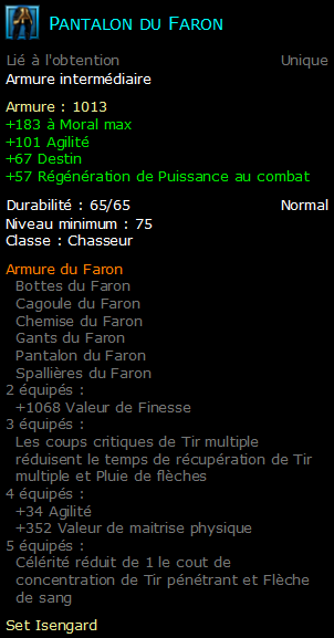 Pantalon du Faron