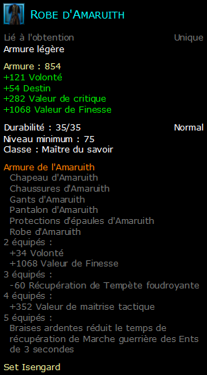 Robe d'Amaruith