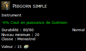 Pibgorn simple