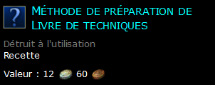 Méthode de préparation de Livre de techniques