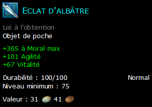 Eclat d'albâtre