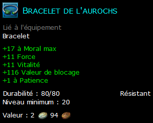 Bracelet de l'aurochs