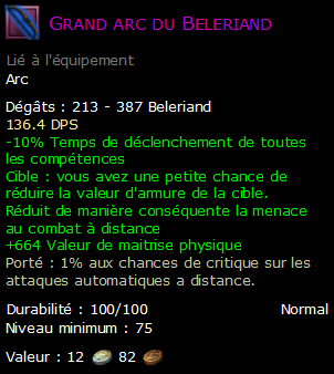 Grand arc du Beleriand