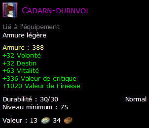 Cadarn-durnvol