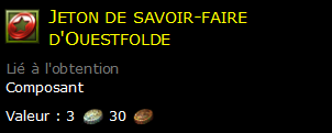 Jeton de savoir-faire d'Ouestfolde