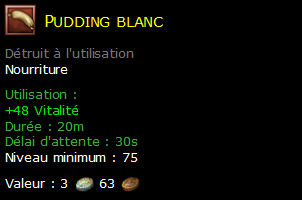 Pudding blanc