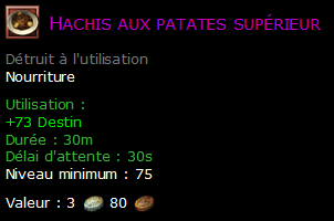 Hachis aux patates supérieur