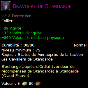 Bravoure de Stangarde