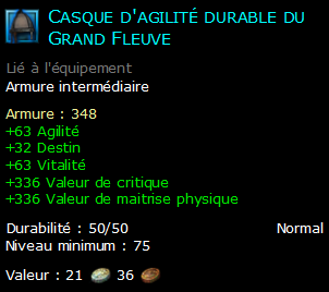 Casque d'agilité durable du Grand Fleuve