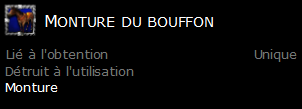 Monture du bouffon