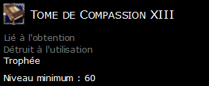 Tome de Compassion XIII