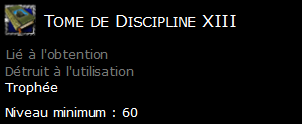 Tome de Discipline XIII