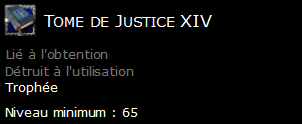 Tome de Justice XIV