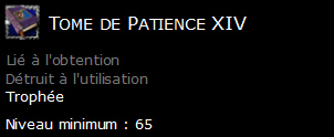 Tome de Patience XIV