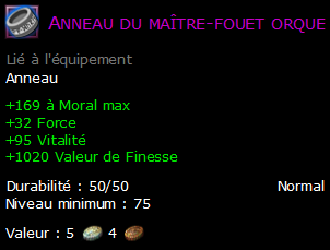 Anneau du maître-fouet orque