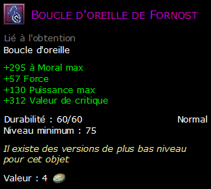 Boucle d'oreille de Fornost