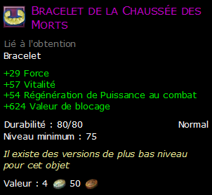 Bracelet de la Chaussée des Morts