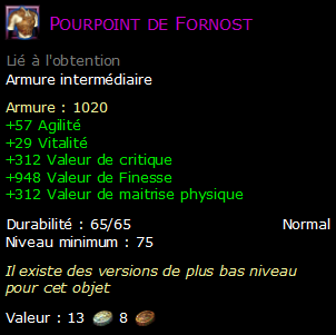 Pourpoint de Fornost