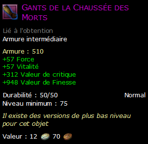 Gants de la Chaussée des Morts