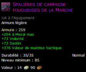 Spalières de campagne fougueuses de la Marche