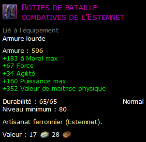 Bottes de bataille combatives de l'Estemnet