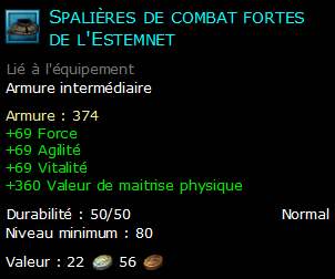 Spalières de combat fortes de l'Estemnet