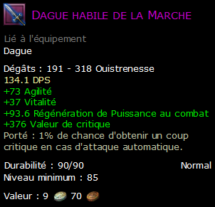 Dague habile de la Marche