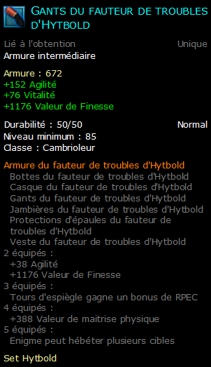 Gants du fauteur de troubles d'Hytbold