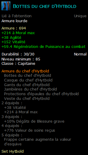 Bottes du chef d'Hytbold