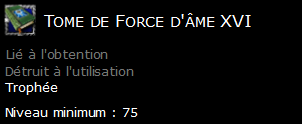 Tome de Force d'âme XVI