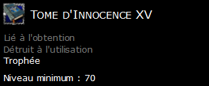 Tome d'Innocence XV