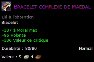 Bracelet complexe de Maedal