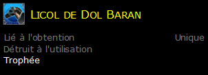 Licol de Dol Baran