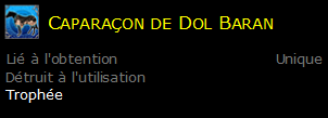 Caparaçon de Dol Baran