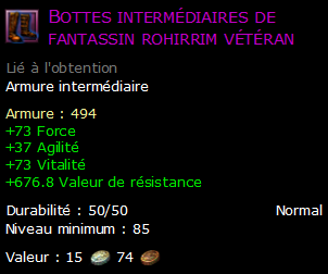 Bottes intermédiaires de fantassin rohirrim vétéran