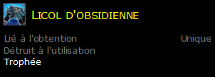 Licol d'obsidienne