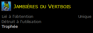 Jambières du Vertbois