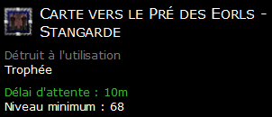 Carte vers le Pré des Eorls - Stangarde