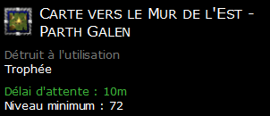 Carte vers le Mur de l'Est - Parth Galen