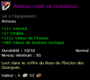 Anneau doré de Gorothúl