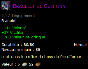 Bracelet de Guthfinn