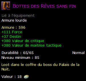 Bottes des Rêves sans fin