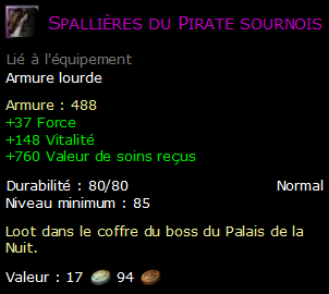 Spallières du Pirate sournois