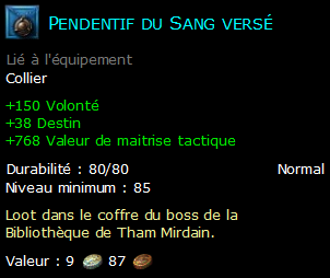 Pendentif du Sang versé