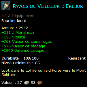 Pavois de Veillleur d'Erebor